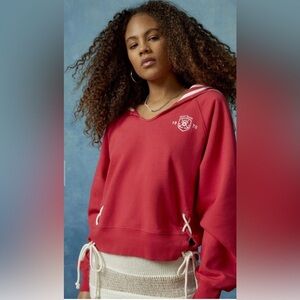 NWOT Urban Outfitters BDG Hampton Lace-Up Sweatshirt